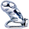 Cage de chasteté en métal Cobra Steel 10 x 3.7cm