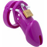 Cage de chasteté Silicone Bran 9 x 3cm Violette