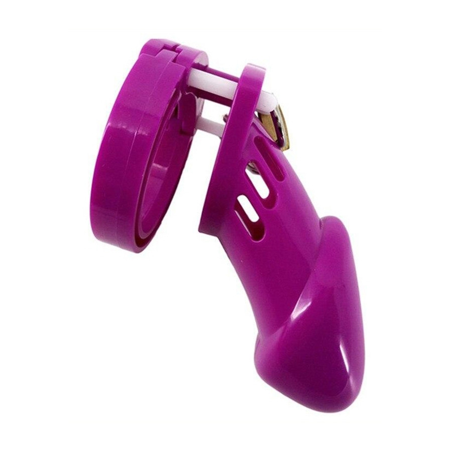 Cage de chasteté Silicone Bran 9 x 3cm Violette