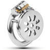 Cage de chasteté en métal Flat 2cm