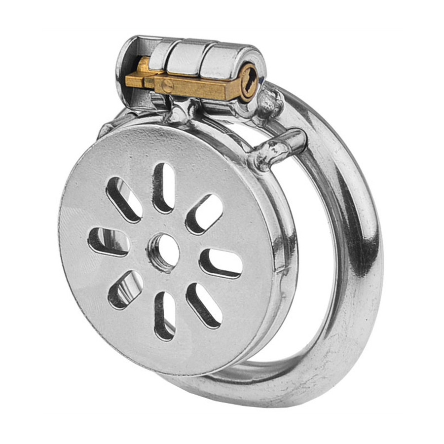 Cage de chasteté en métal Flat 2cm
