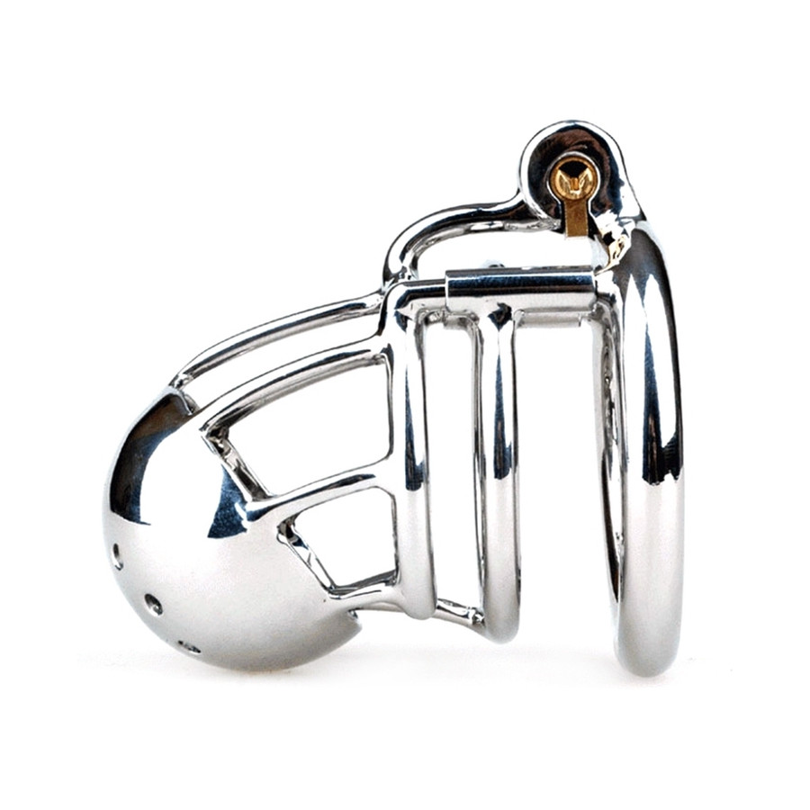 Cage de chasteté en métal Zone Xtrem Spécial Prince Albert 7 x 3.5cm