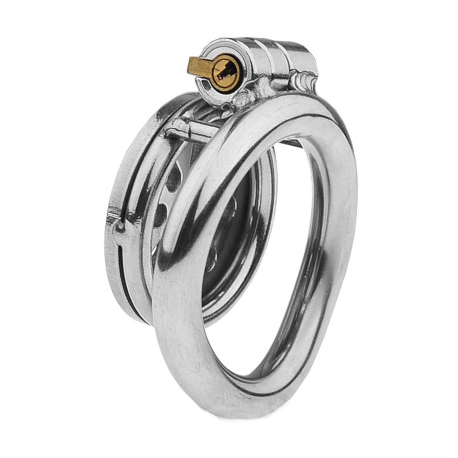 Cage de chasteté en métal Flat 2cm