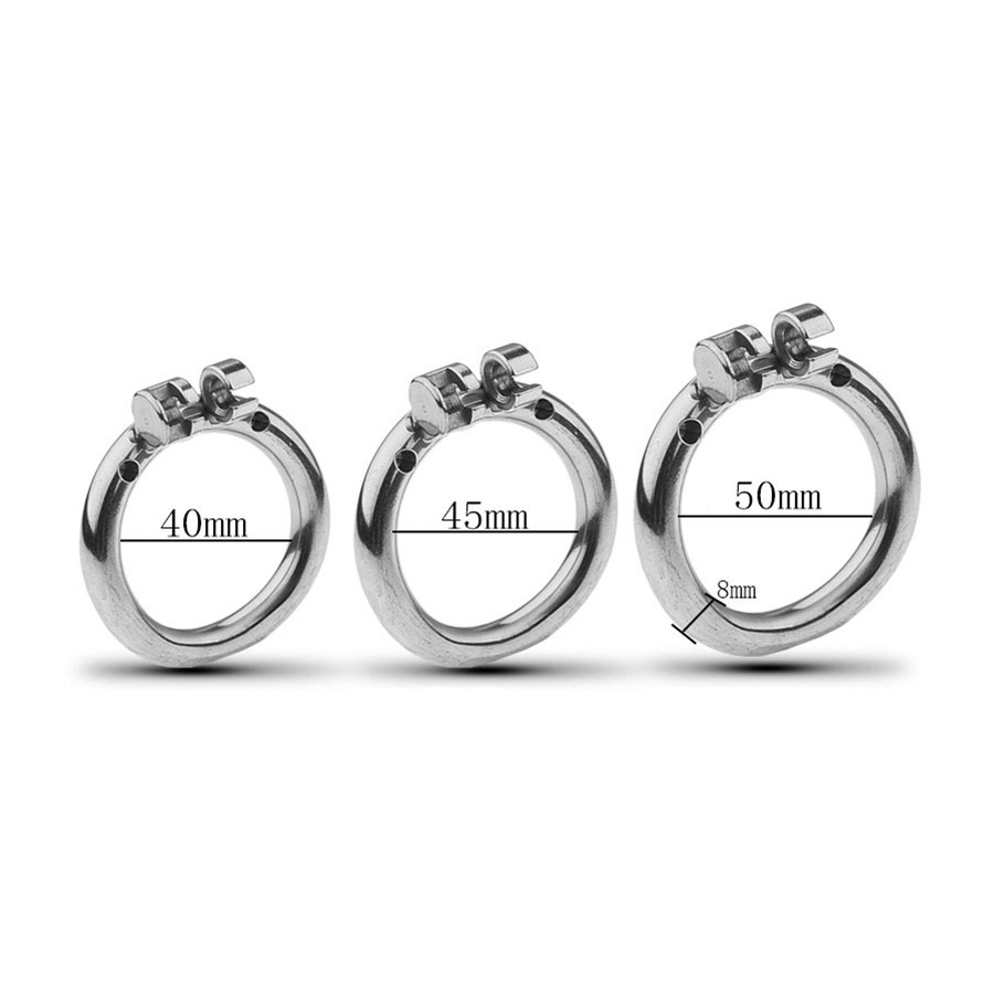 Cage de chasteté en métal Flat 2cm