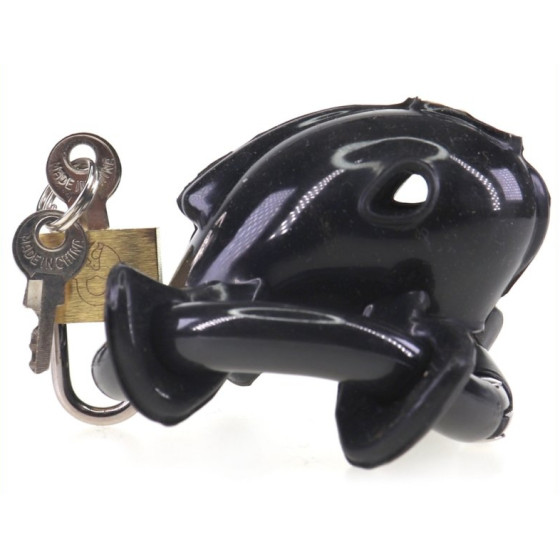 Cage de chasteté Nub Soft 6 x 2cm Noire