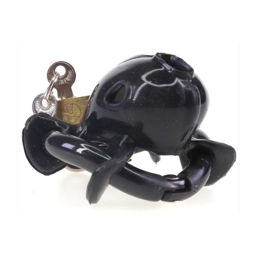 Cage de chasteté Nub Soft 6 x 2cm Noire