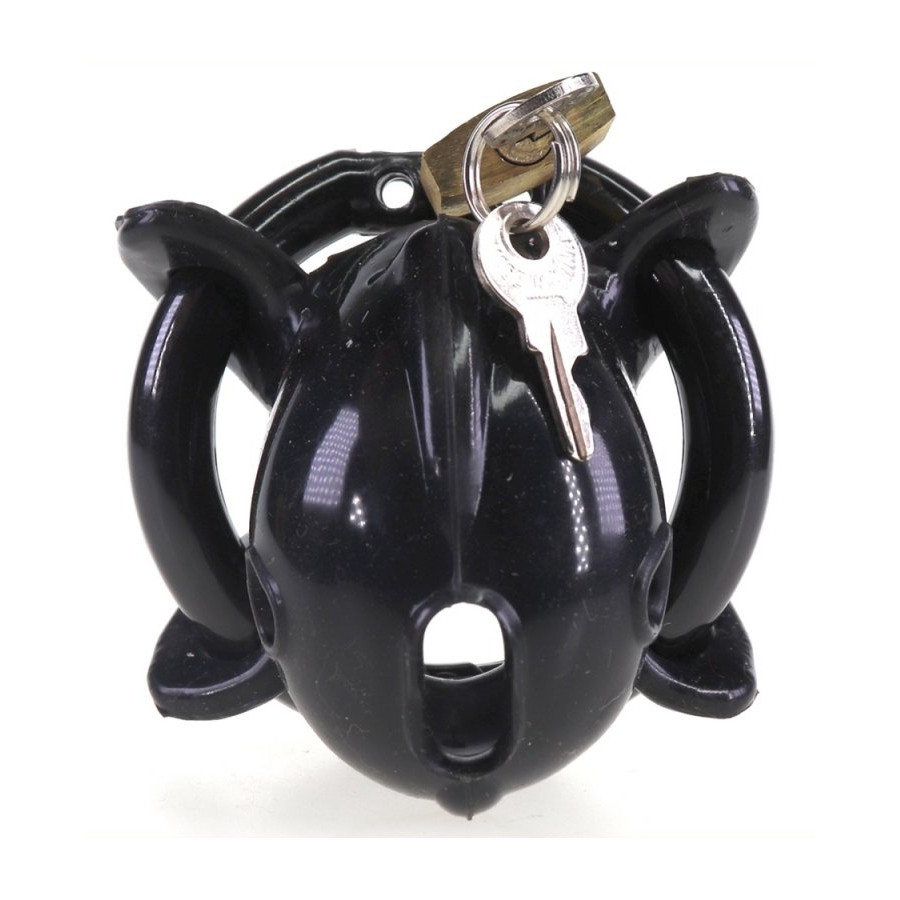 Cage de chasteté Nub Soft 6 x 2cm Noire