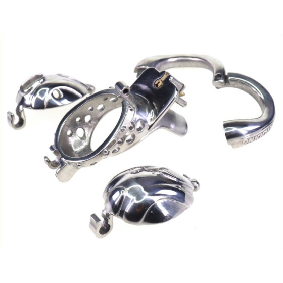 Cage de chasteté Double Endy 8 x 2.8cm