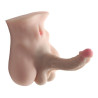 Masturbateur réaliste Anus + Pénis 17cm