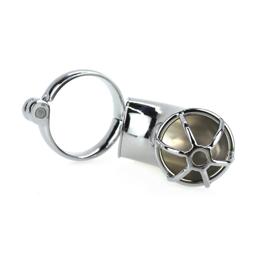 Cage de chasteté en métal Lancelot 10 x 3.5cm