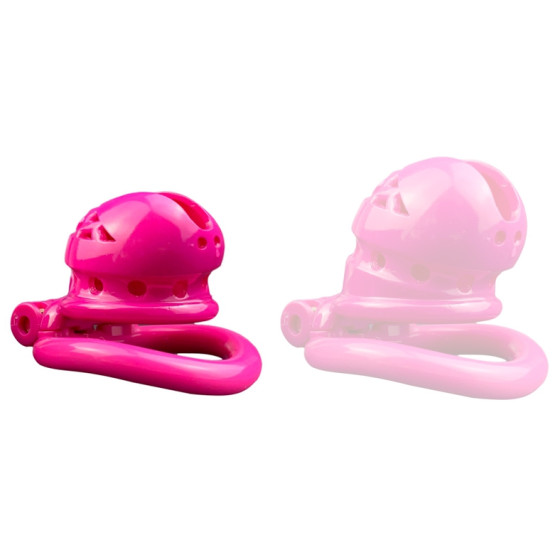 Cage de chasteté Sex Slave S 5 x 3.4cm Rose