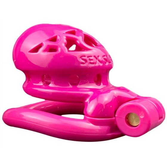Cage de chasteté Sex Slave S 5 x 3.4cm Rose