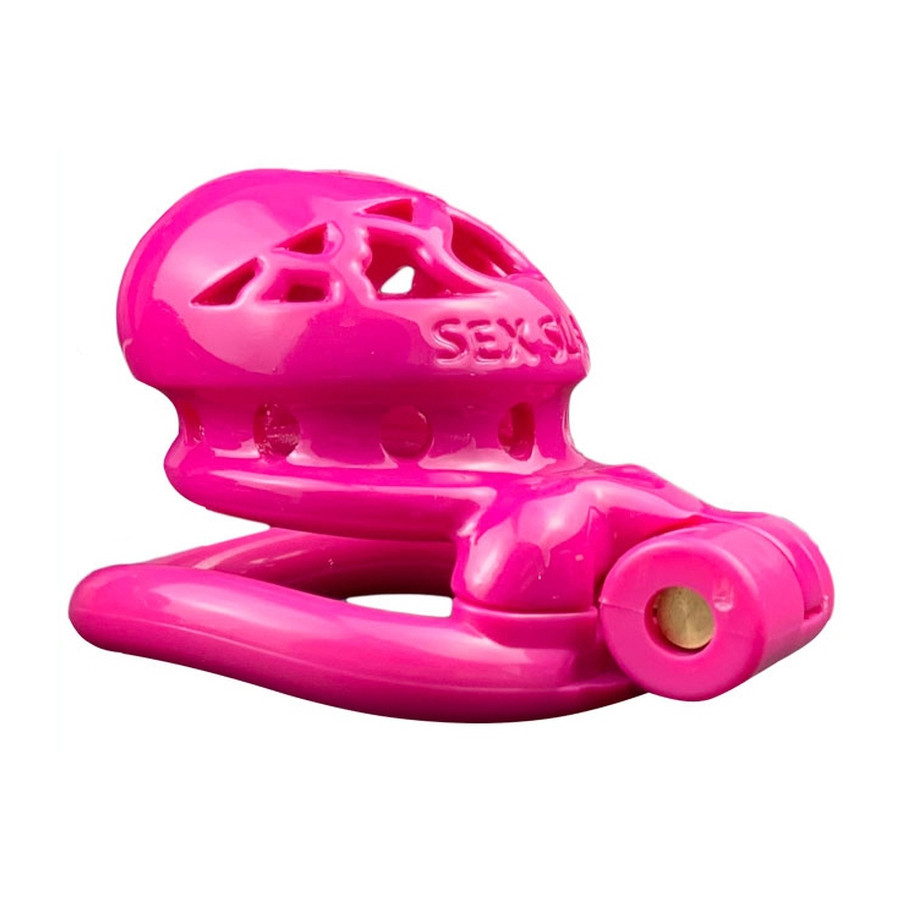 Cage de chasteté Sex Slave S 5 x 3.4cm Rose