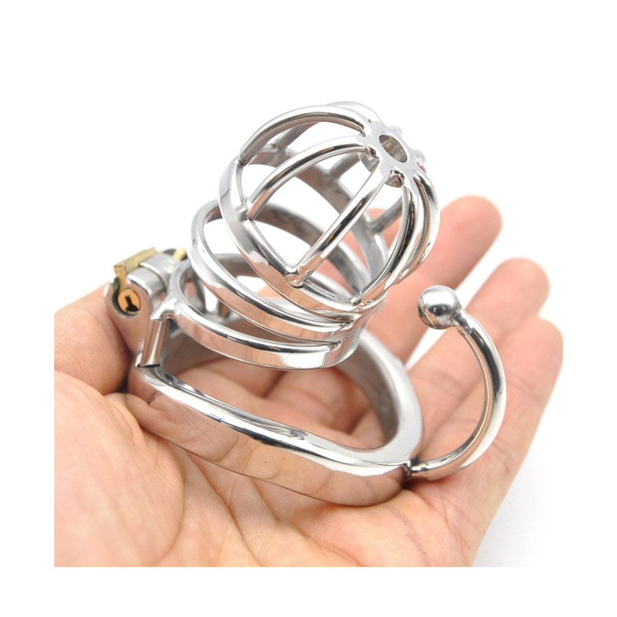 Cage de chasteté en métal Hooky 7.5 x 3.3cm