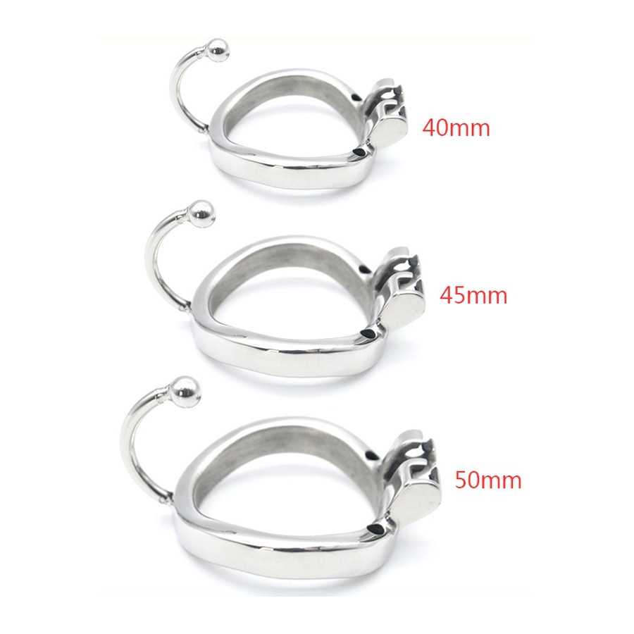 Cage de chasteté en métal Hooky 7.5 x 3.3cm