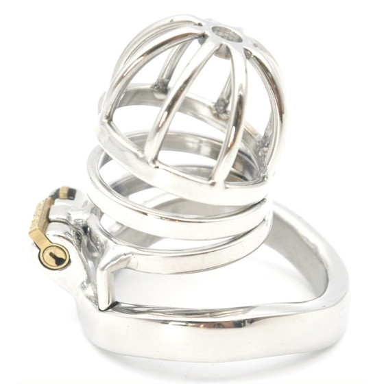 Cage de chasteté en métal Benty 7.5 x 3.3cm