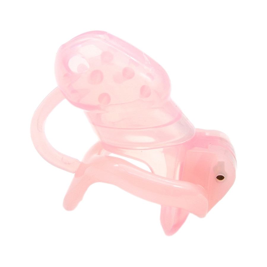 Cage de chasteté avec picots Barby 9 x 3.1cm Rose