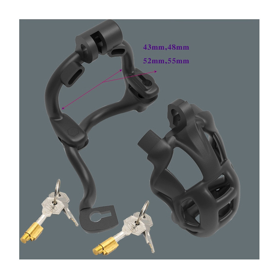 Cage de chasteté courte Terminia 6 x 3.3cm