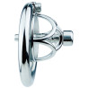 Cage de chasteté en métal avec Plug d'urètre Hexy 3 x 3.3cm