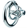 Cage de chasteté en métal avec Plug d'urètre Hexy 3 x 3.3cm