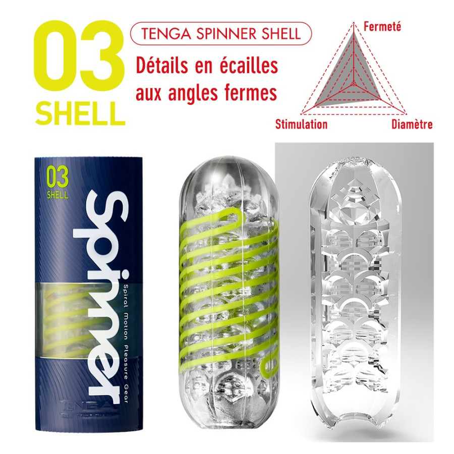 Masturbateur Spinner 03 Shell