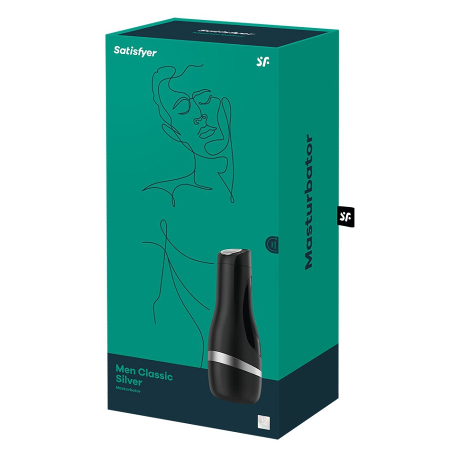 Masturbateur Satisfyer Men Classic Silver