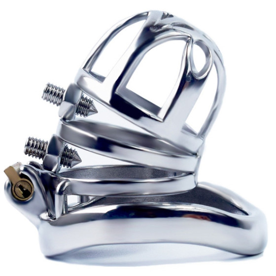 Cage de chasteté en métal Doble Pik 6.5 x 3.5cm