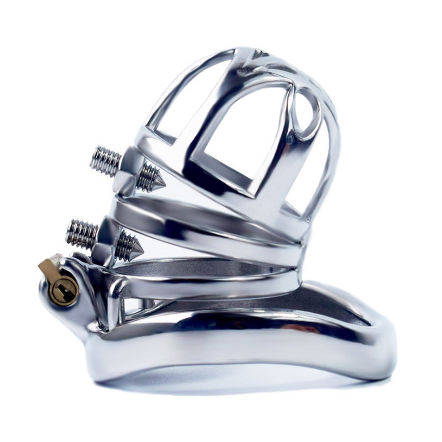 Cage de chasteté en métal Doble Pik 6.5 x 3.5cm