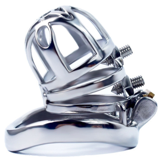 Cage de chasteté en métal Doble Pik 6.5 x 3.5cm