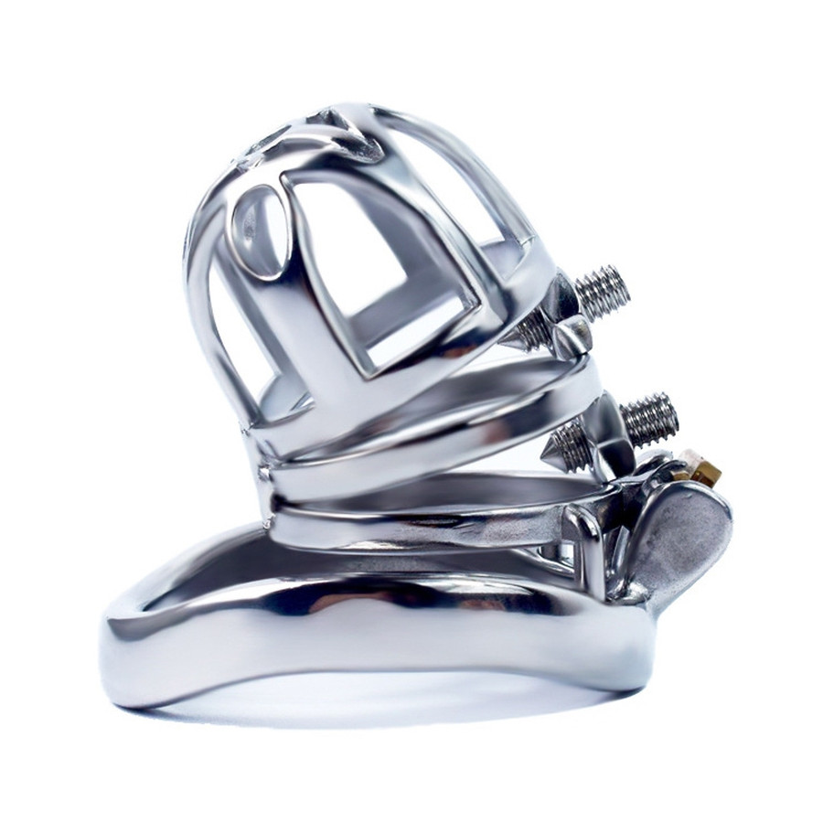 Cage de chasteté en métal Doble Pik 6.5 x 3.5cm