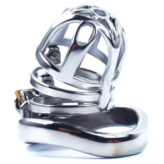 Cage de chasteté en métal Doble Pik 6.5 x 3.5cm