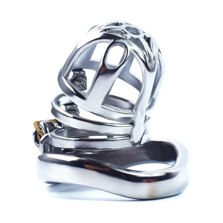 Cage de chasteté en métal Doble Pik 6.5 x 3.5cm