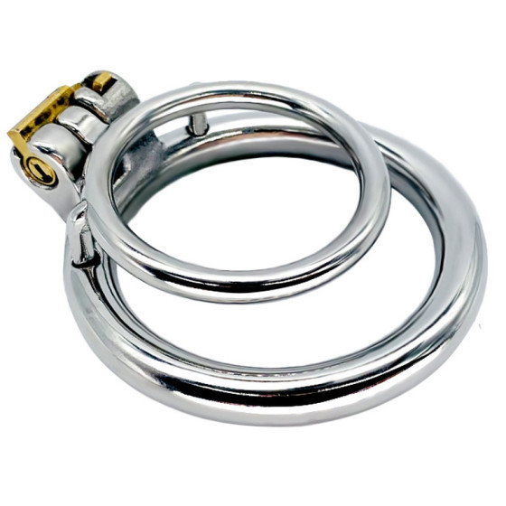 Double Anneau pénien en métal Duo Rings 37mm