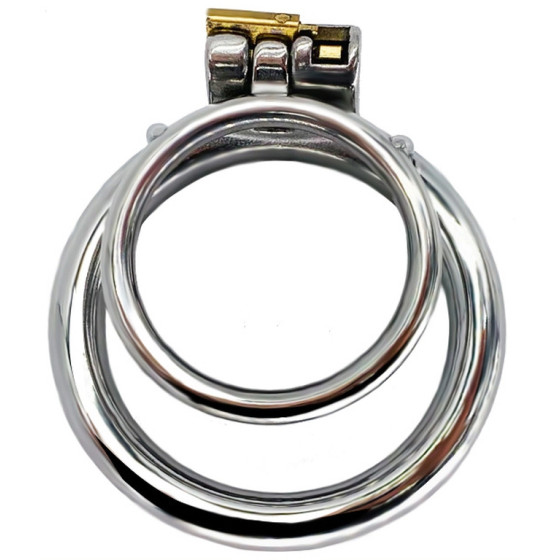 Double Anneau pénien en métal Duo Rings 37mm
