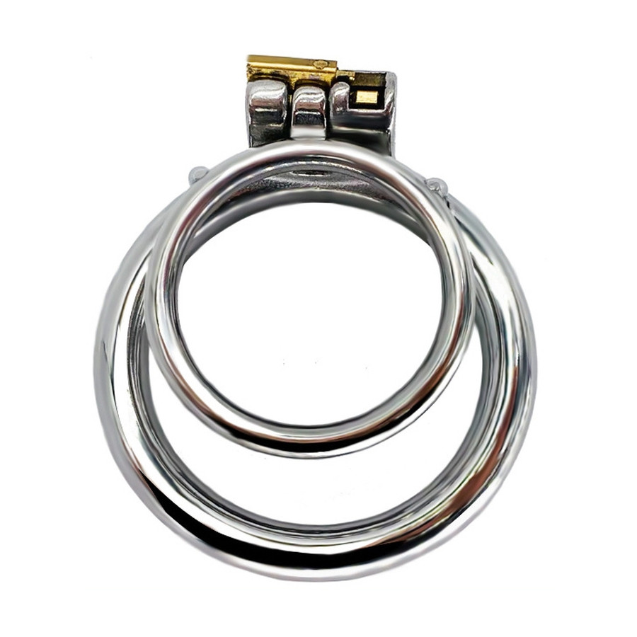 Double Anneau pénien en métal Duo Rings 37mm