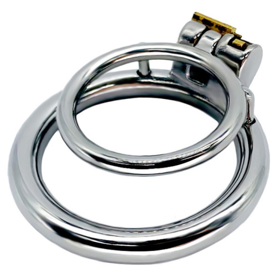 Double Anneau pénien en métal Duo Rings 37mm