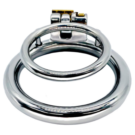 Double Anneau pénien en métal Duo Rings 37mm