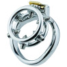 Cage de chasteté en métal Annel Pics 3.5 x 3.2cm