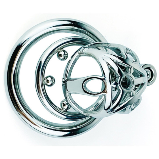 Cage de chasteté en métal Trig Cage 4 x 3.5cm