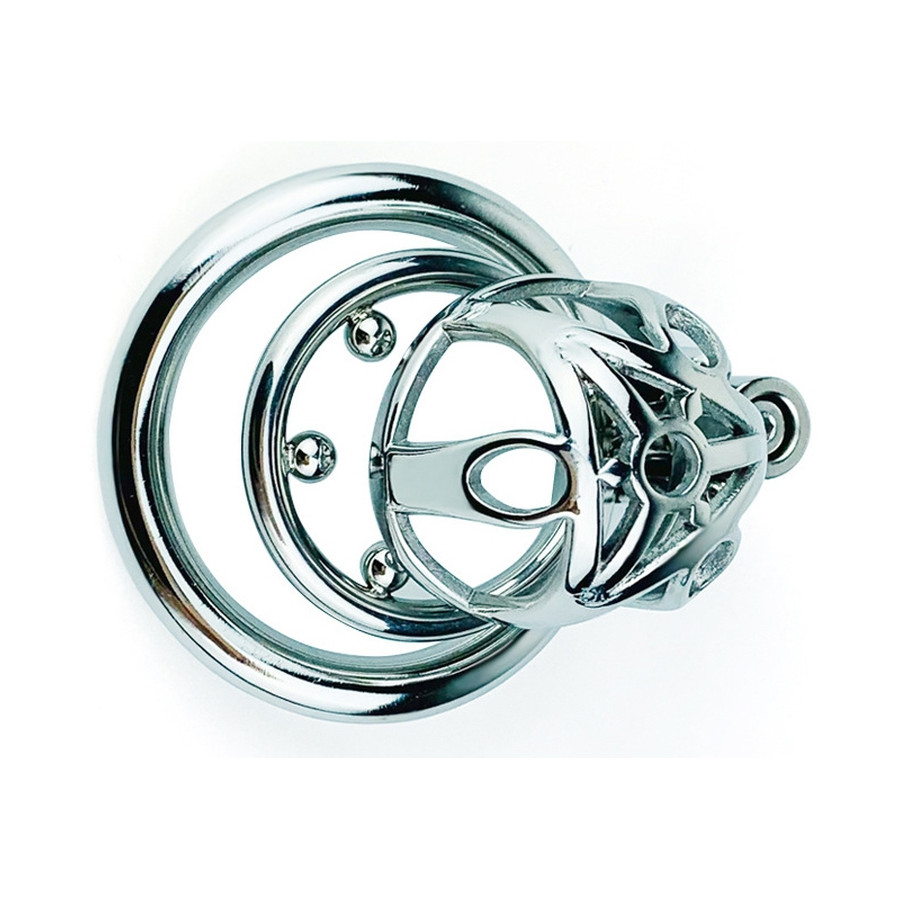 Cage de chasteté en métal Trig Cage 4 x 3.5cm