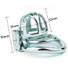 Cage de chasteté en métal Trig Cage 4 x 3.5cm