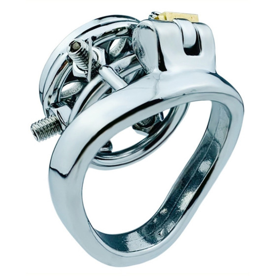 Cage de chasteté en métal Little Pics 3.5 x 3.2cm
