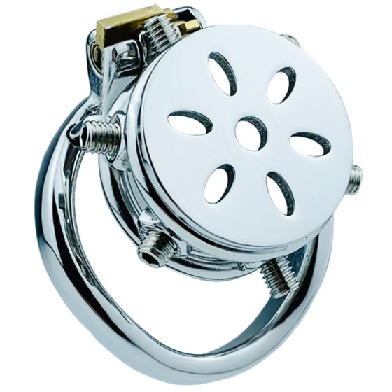 Cage de chasteté en métal Little Pics 3.5 x 3.2cm