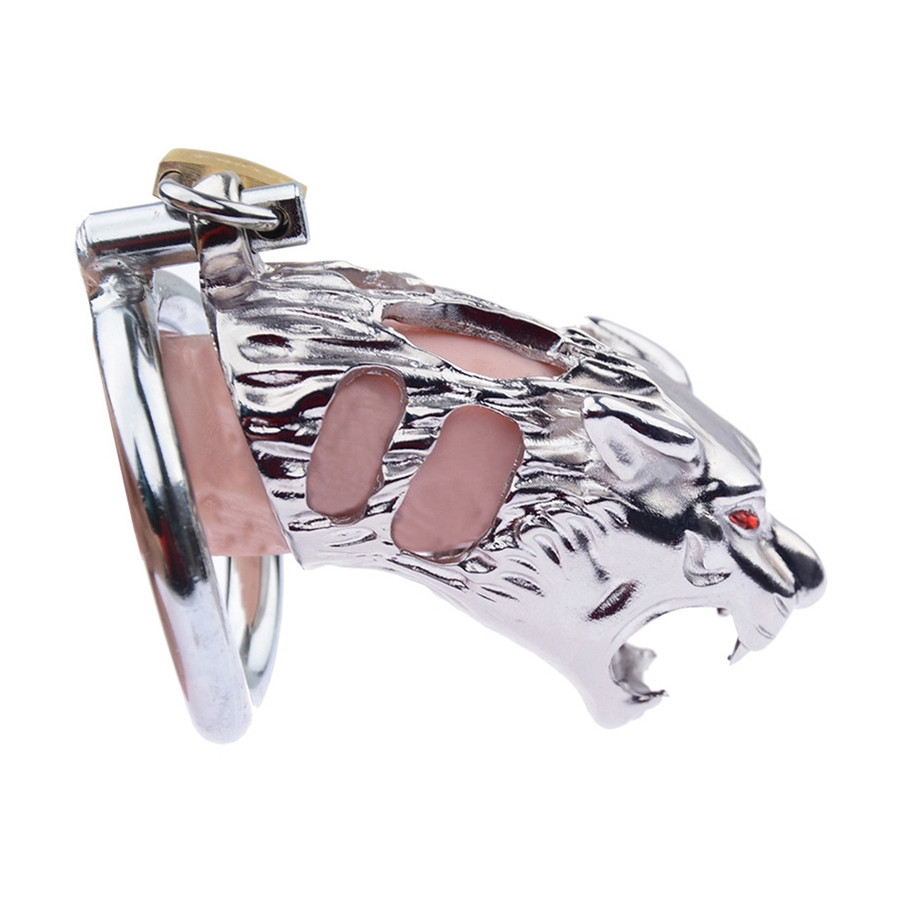 Cage de chasteté en métal Panthera 9 x 3.4cm