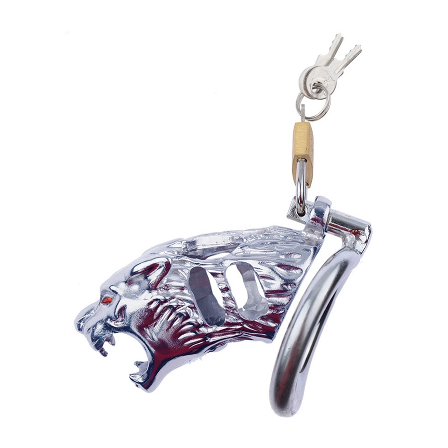 Cage de chasteté en métal Panthera 9 x 3.4cm