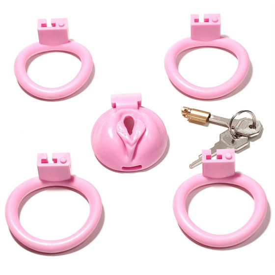 Cage de chasteté SISSY 4 x 3.7cm Rose