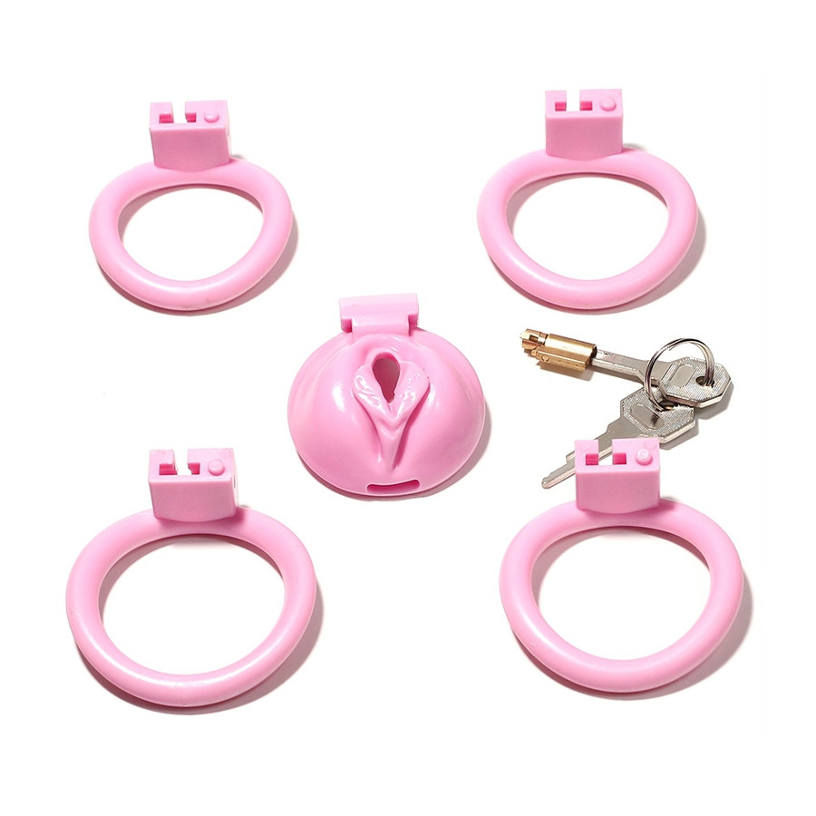 Cage de chasteté SISSY 4 x 3.7cm Rose