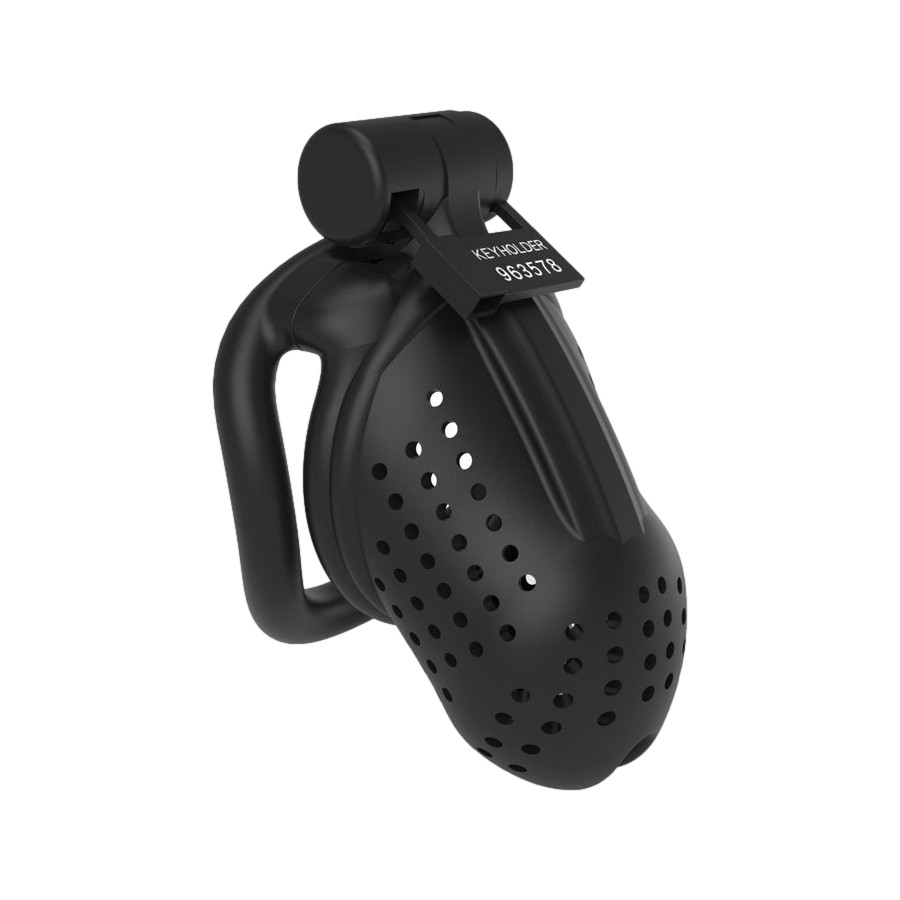 Cage de chasteté Dottia 8.5 x 3.5cm Noir
