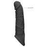 Gaine de pénis Realrock Curve 17 x 4.5cm Noire