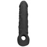 Gaine de pénis Realrock Curve 17 x 4.5cm Noire